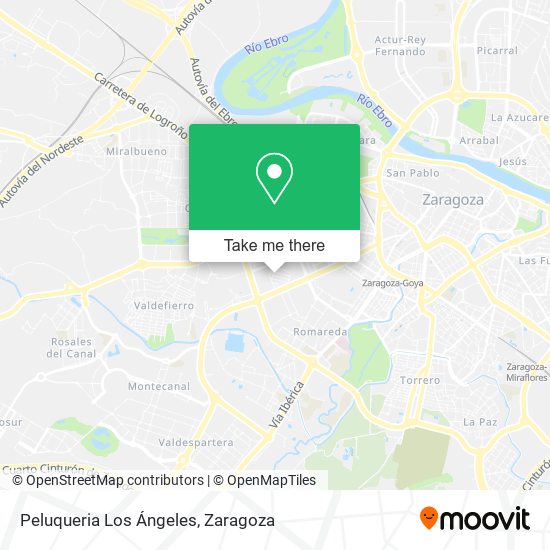 mapa Peluqueria Los Ángeles