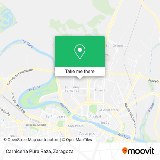 Carnicería Pura Raza map