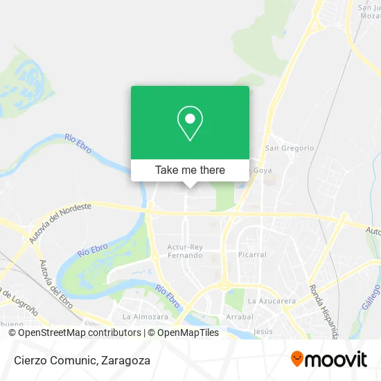 Cierzo Comunic map