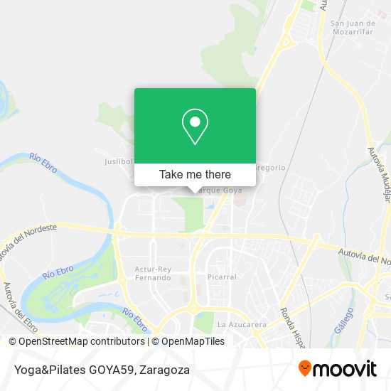 mapa Yoga&Pilates GOYA59