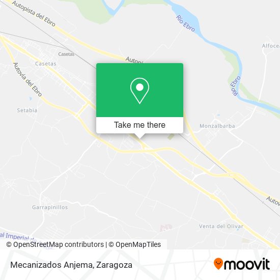 Mecanizados Anjema map
