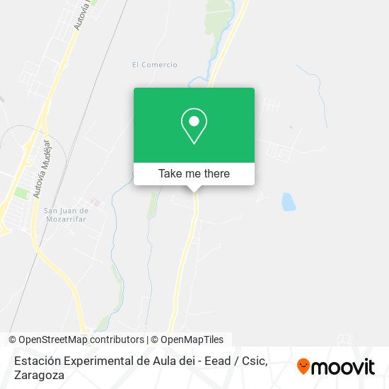 Estación Experimental de Aula dei - Eead / Csic map