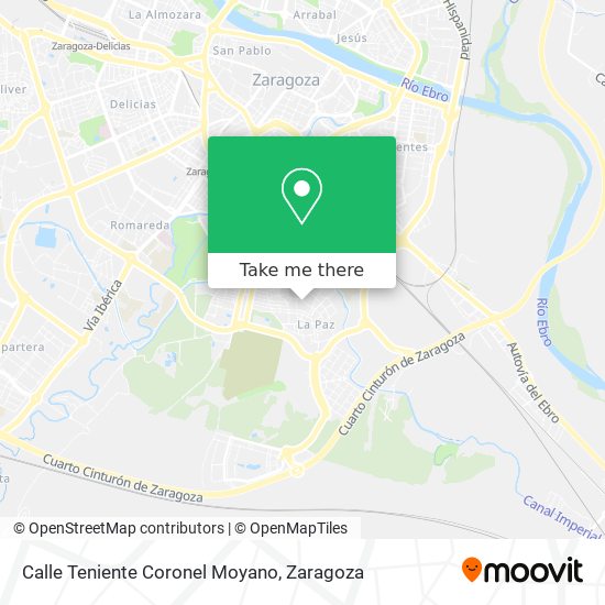 Calle Teniente Coronel Moyano map