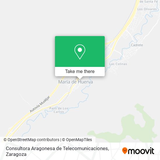 Consultora Aragonesa de Telecomunicaciones map
