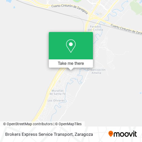 Brokers Express Service Transport map