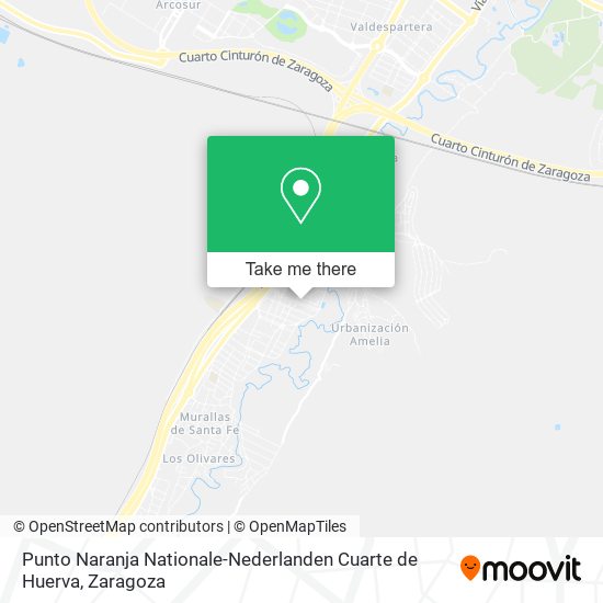 Punto Naranja Nationale-Nederlanden Cuarte de Huerva map
