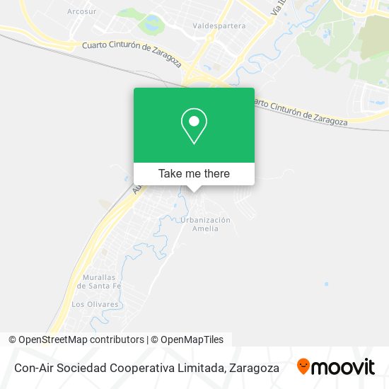 Con-Air Sociedad Cooperativa Limitada map