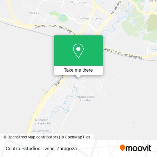 Centro Estudios Twins map
