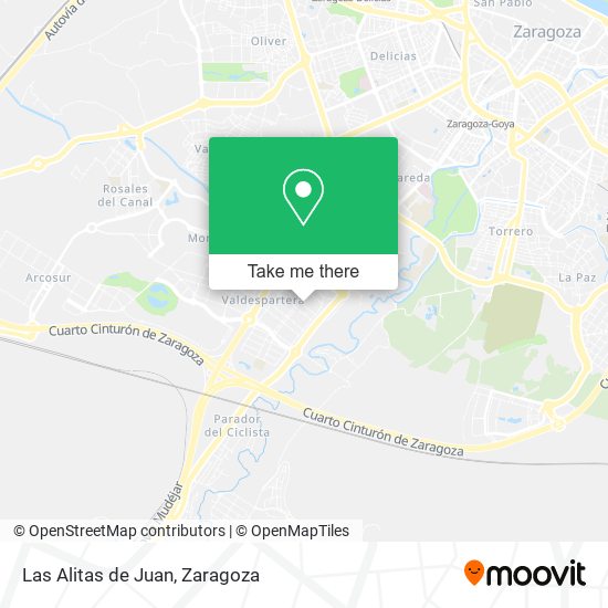 Las Alitas de Juan map