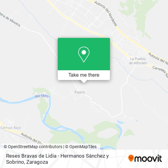 Reses Bravas de Lidia - Hermanos Sánchez y Sobrino map