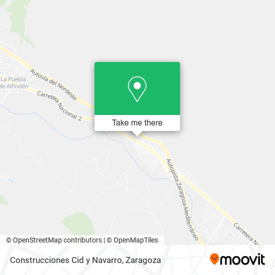 Construcciones Cid y Navarro map