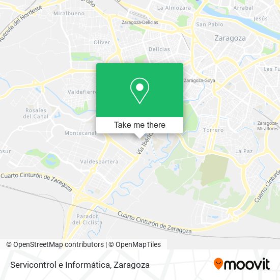 mapa Servicontrol e Informática