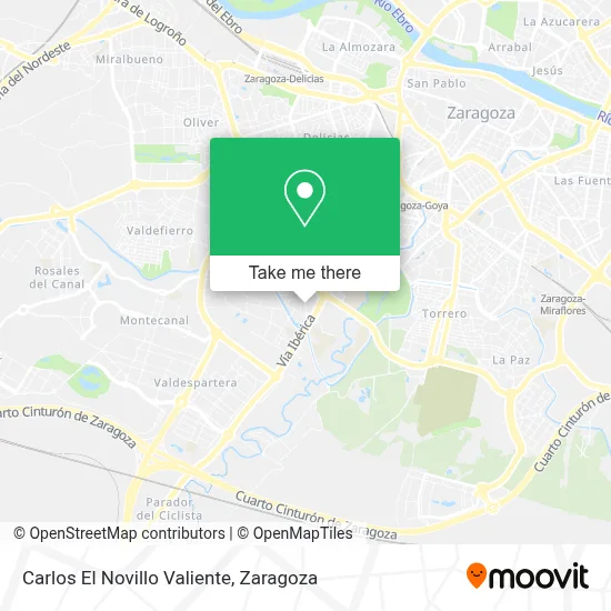 Carlos El Novillo Valiente map