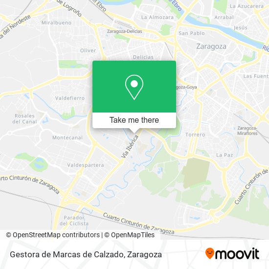 Gestora de Marcas de Calzado map