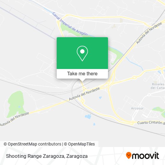 mapa Shooting Range Zaragoza