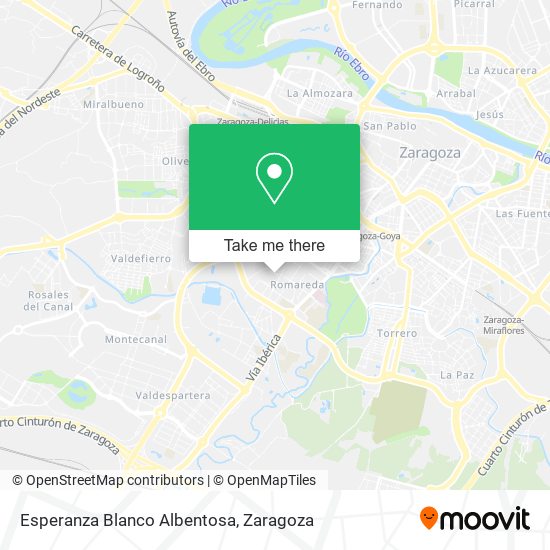 Esperanza Blanco Albentosa map