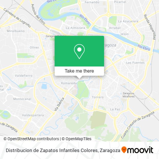 Distribucion de Zapatos Infantiles Colores map
