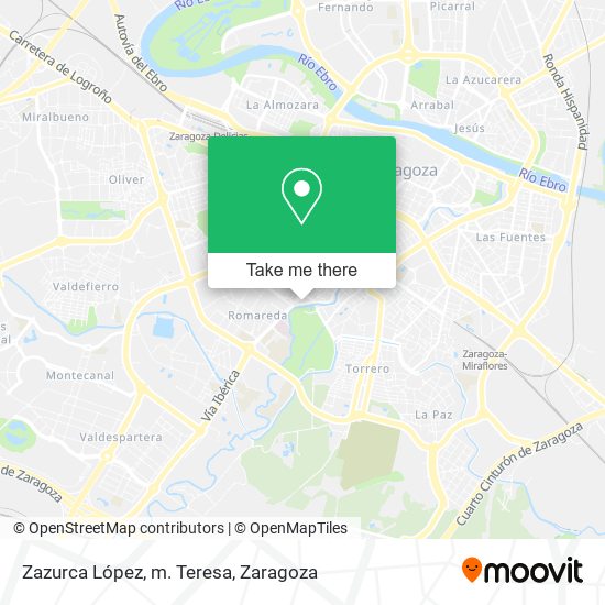 Zazurca López, m. Teresa map