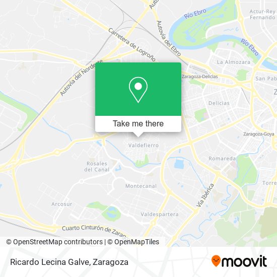 Ricardo Lecina Galve map
