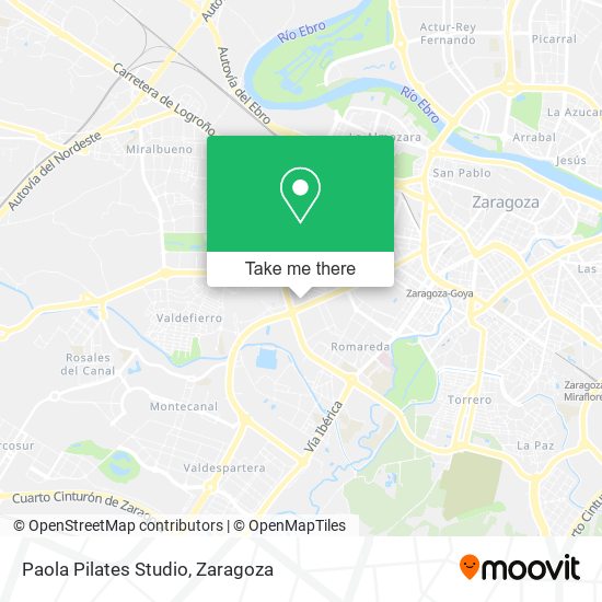 Paola Pilates Studio map