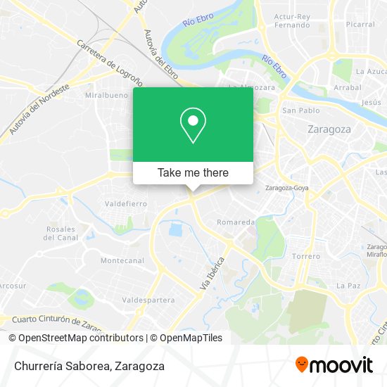 Churrería Saborea map