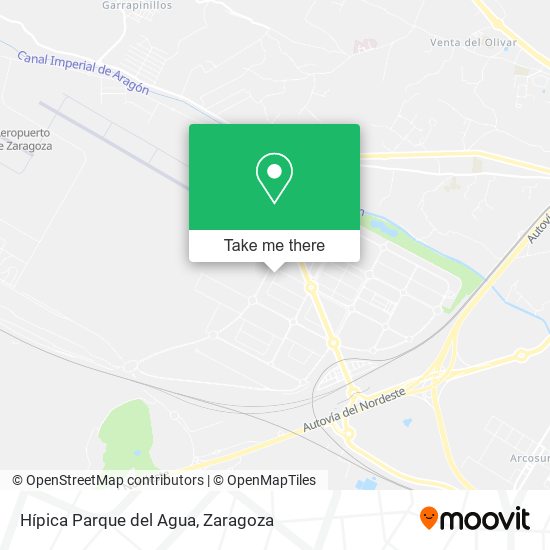 Hípica Parque del Agua map