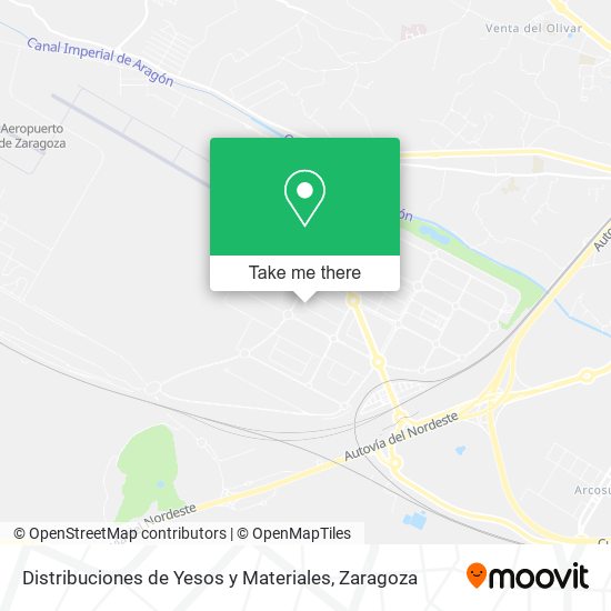 Distribuciones de Yesos y Materiales map