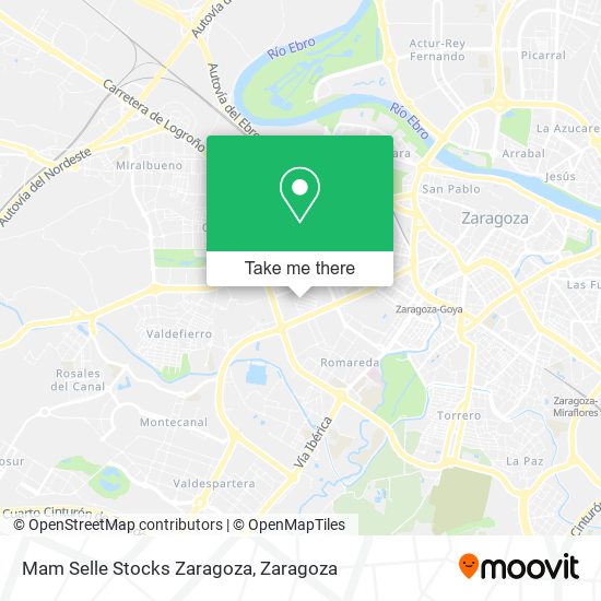 Mam Selle Stocks Zaragoza map