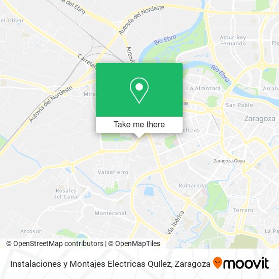 Instalaciones y Montajes Electricas Quílez map