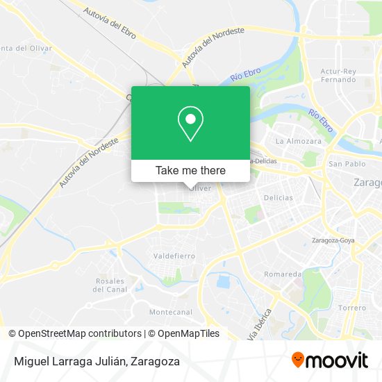 Miguel Larraga Julián map