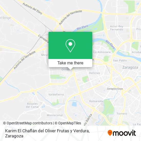 Karim El Chaflán del Oliver Frutas y Verdura map