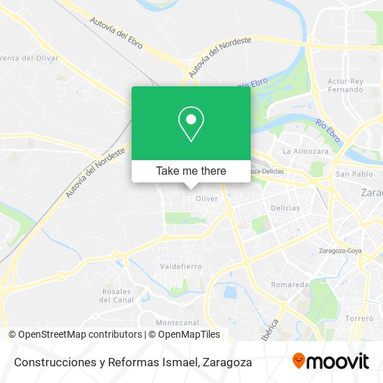 Construcciones y Reformas Ismael map
