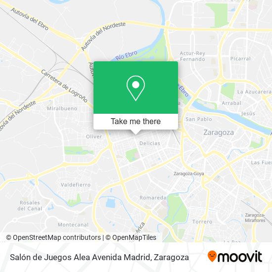 Salón de Juegos Alea Avenida Madrid map