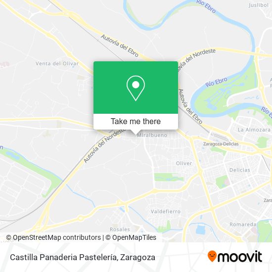 Castilla Panaderia Pastelería map