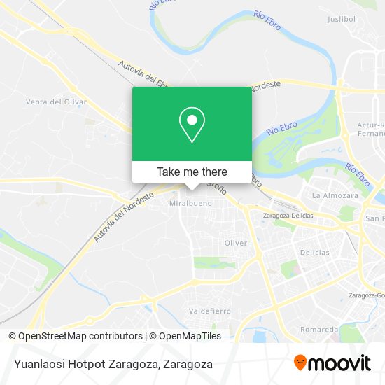 Yuanlaosi Hotpot Zaragoza map
