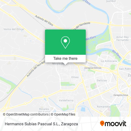 Hermanos Subías Pascual S.L. map