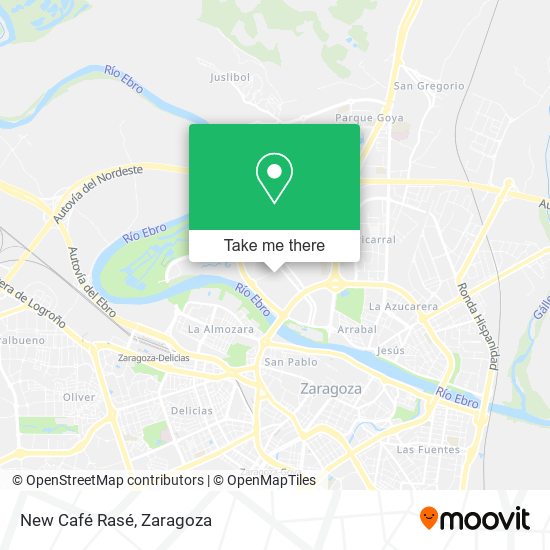 New Café Rasé map
