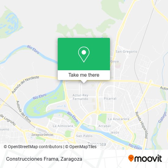 Construcciones Frama map