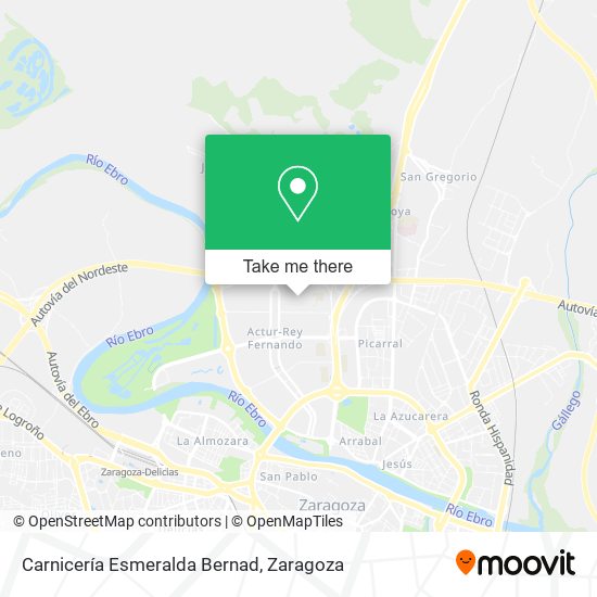 Carnicería Esmeralda Bernad map