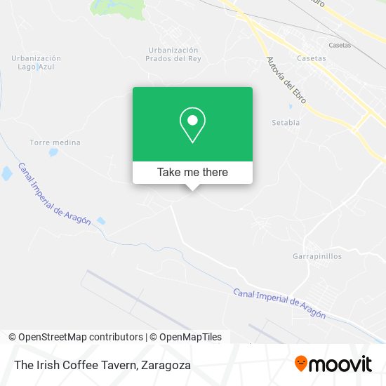 The Irish Coffee Tavern map