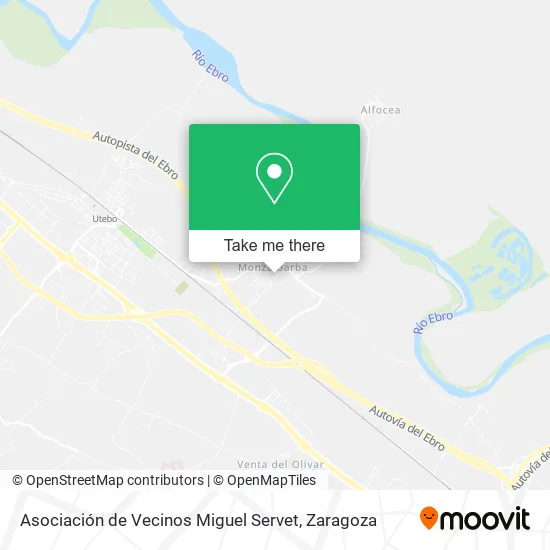 Asociación de Vecinos Miguel Servet map