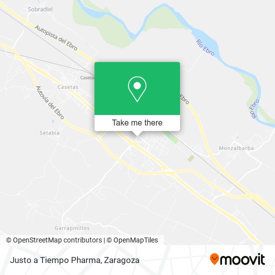 Justo a Tiempo Pharma map