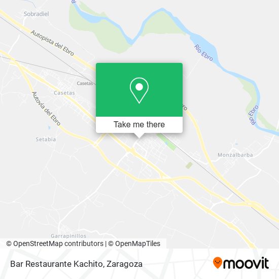 Bar Restaurante Kachito map