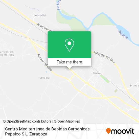 Centro Mediterránea de Bebidas Carbonicas Pepsico S L map
