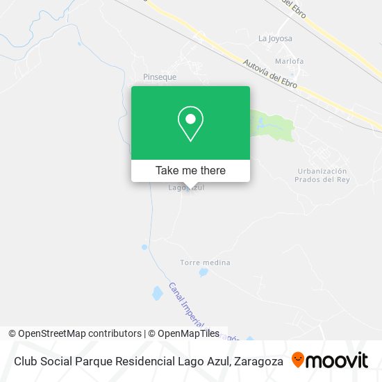 Club Social Parque Residencial Lago Azul map