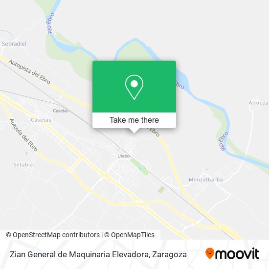 Zian General de Maquinaria Elevadora map