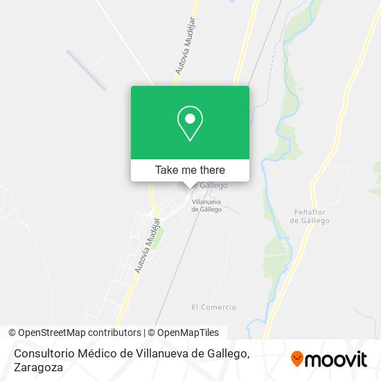 Consultorio Médico de Villanueva de Gallego map