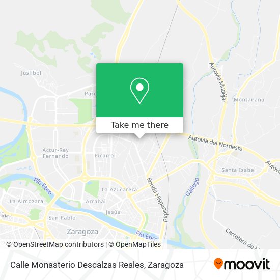 Calle Monasterio Descalzas Reales map