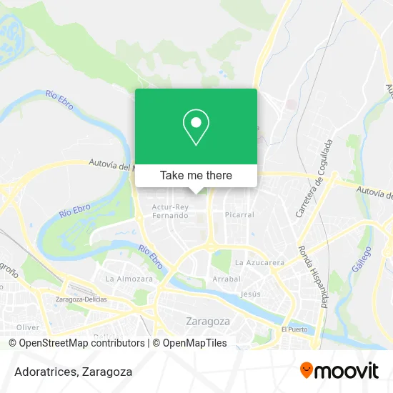 Adoratrices map
