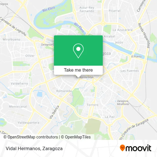 Vidal Hermanos map
